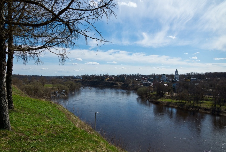 Река Волга во Ржеве