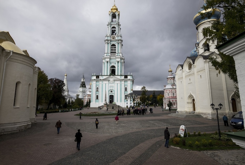 Колокольня троице сергиевой лавры фото